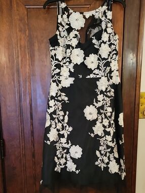 Studio One New York Midi Dress in Black & White